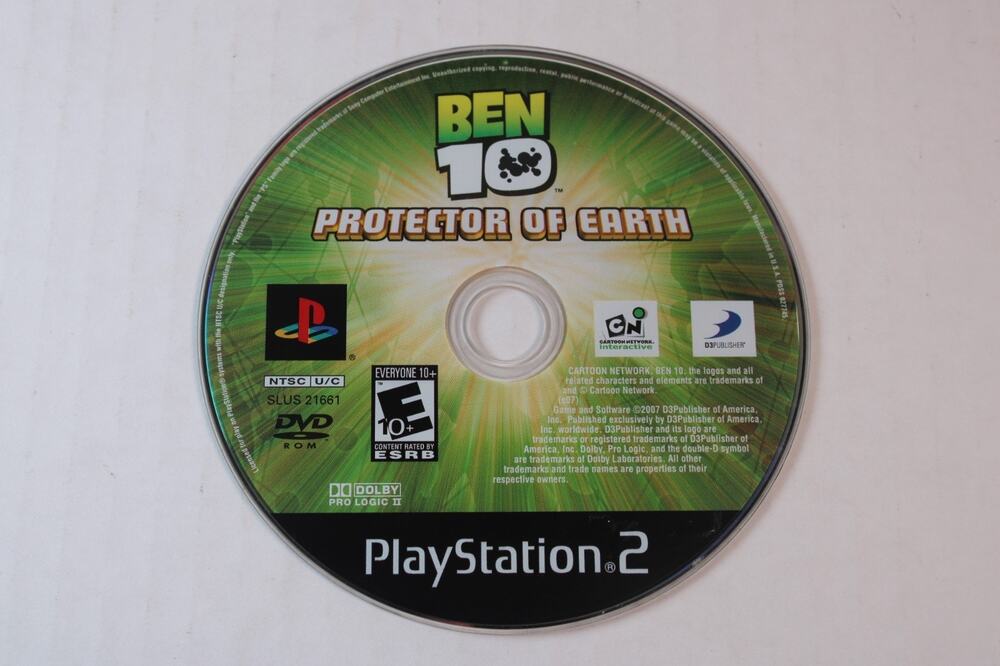 Ben 10 Protector of Earth (Sony Playstation 2, PS2) Game disc only, Tested/works